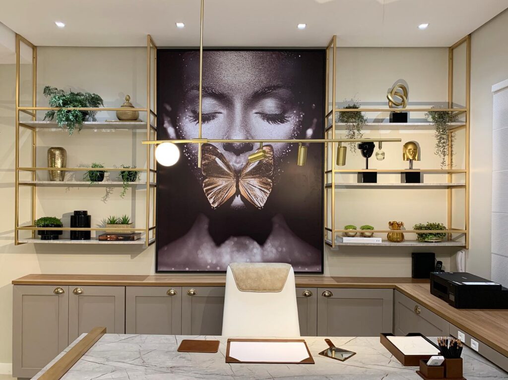 clínica de estética metamorfaces por fabiana rocha arquitetura