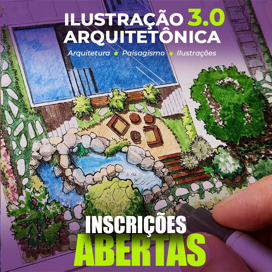CURSO DE ILUSTRAÇÃO ARQUITETONICA